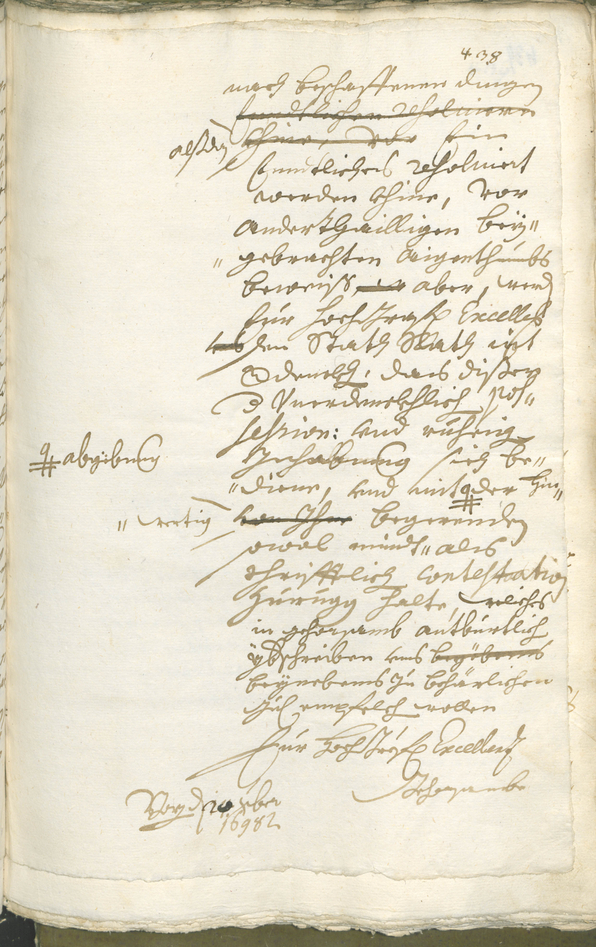 Stadtarchiv Bozen - BOhisto Ratsprotokoll 1696/99 