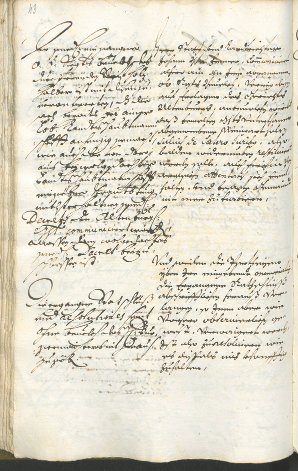 Civic Archives of Bozen-Bolzano - BOhisto Ratsprotokoll 1696/99 