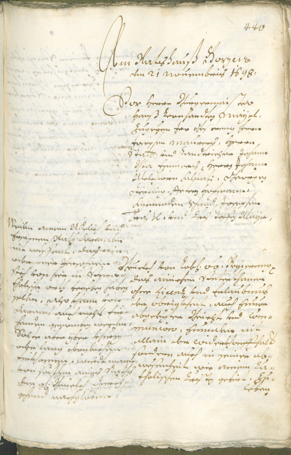 Civic Archives of Bozen-Bolzano - BOhisto Ratsprotokoll 1696/99 