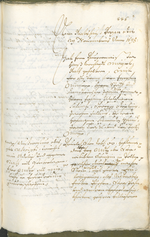 Civic Archives of Bozen-Bolzano - BOhisto Ratsprotokoll 1696/99 