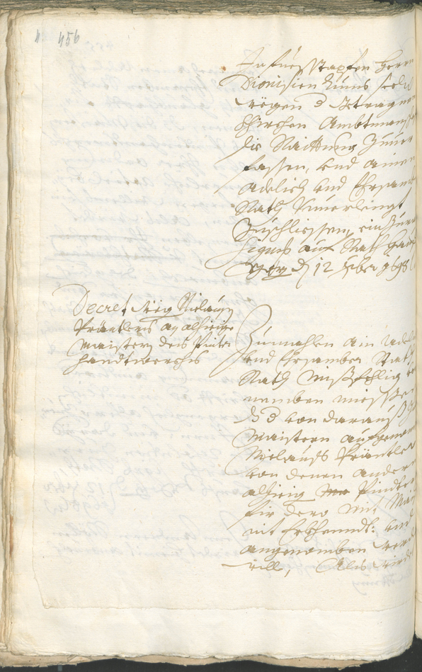 Civic Archives of Bozen-Bolzano - BOhisto Ratsprotokoll 1696/99 