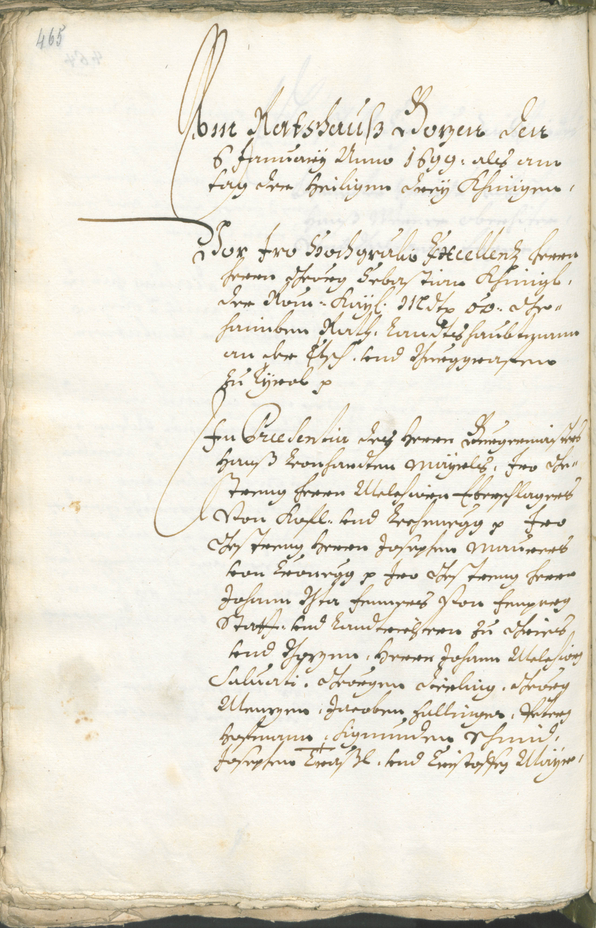 Civic Archives of Bozen-Bolzano - BOhisto Ratsprotokoll 1696/99 