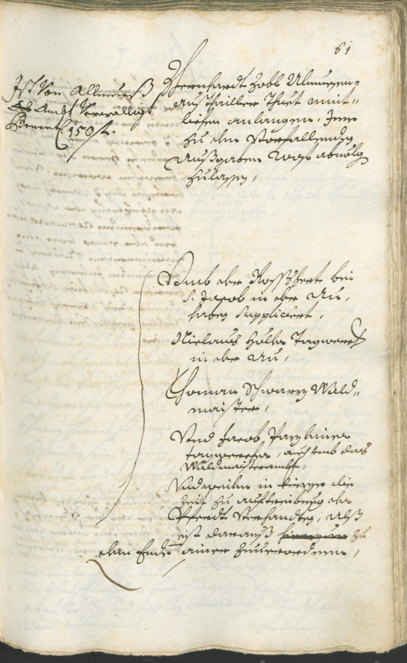 Stadtarchiv Bozen - BOhisto Ratsprotokoll 1696/99 