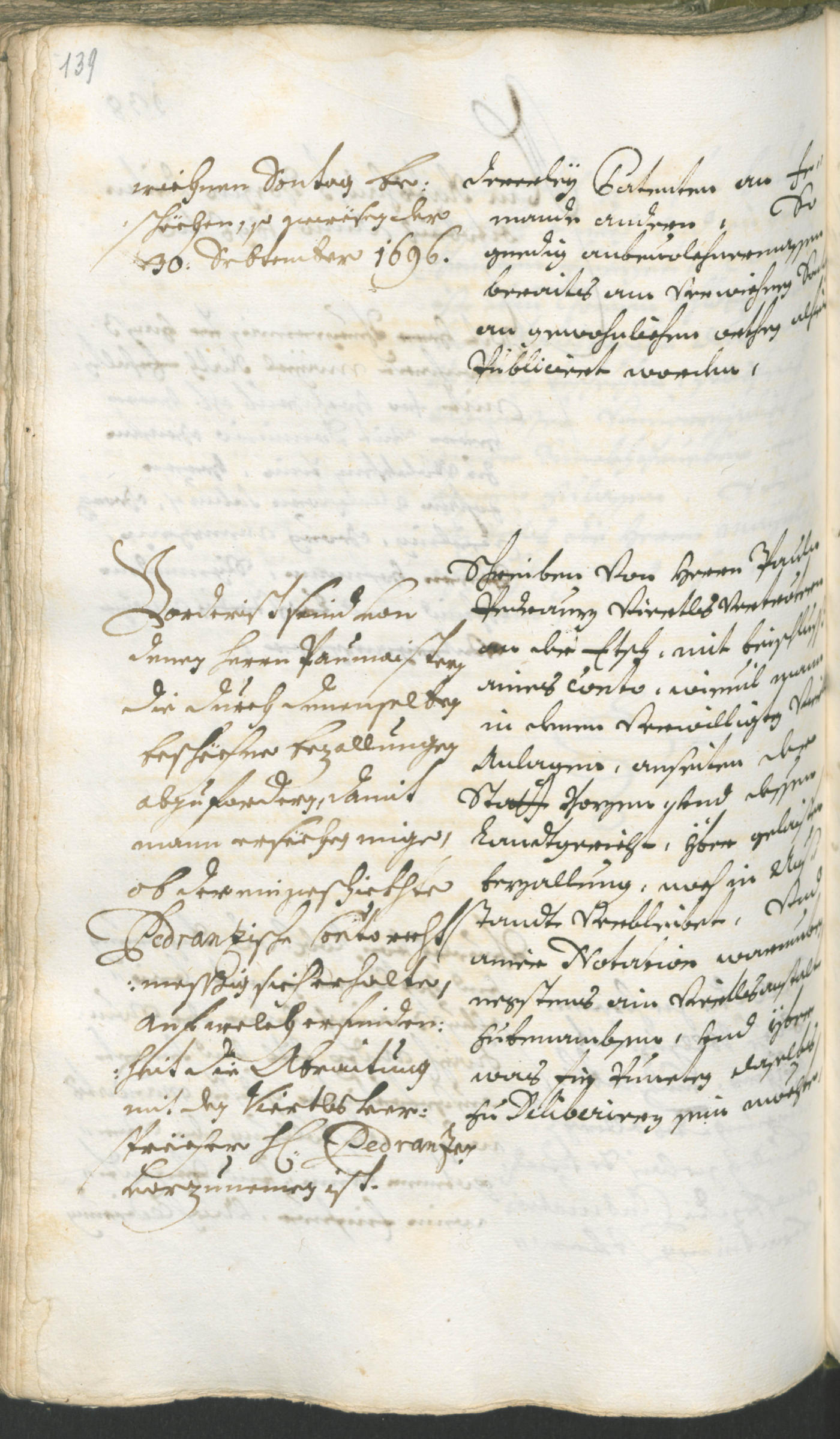 Civic Archives of Bozen-Bolzano - BOhisto Ratsprotokoll 1696/99 