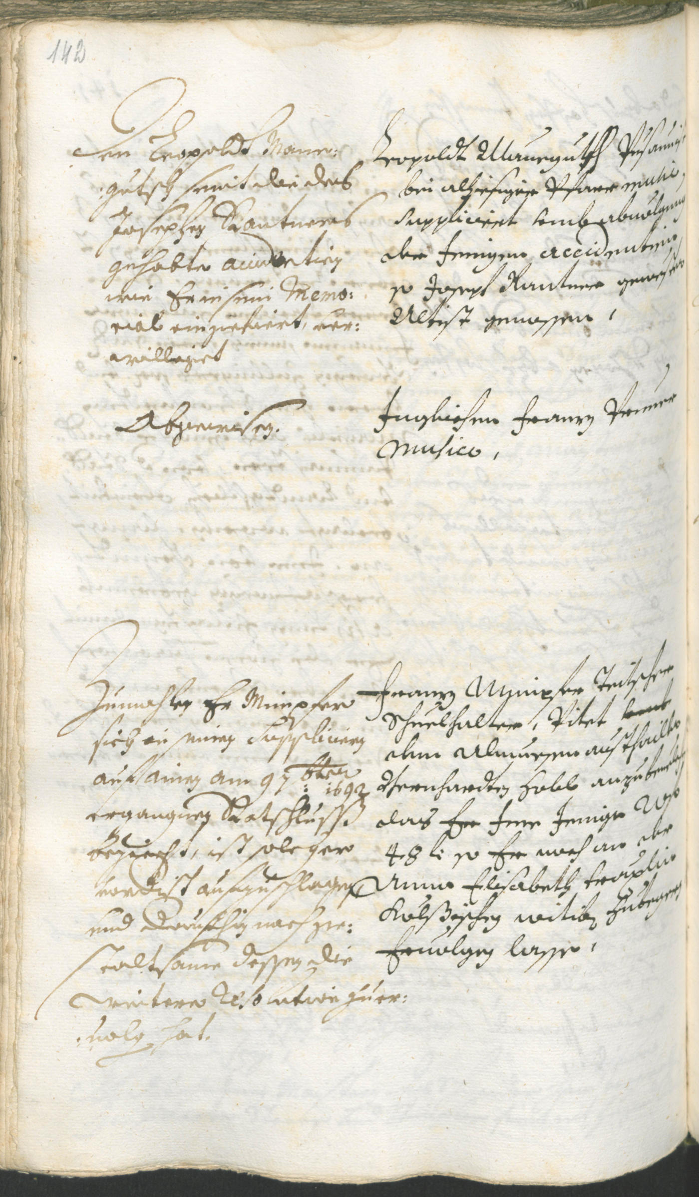 Civic Archives of Bozen-Bolzano - BOhisto Ratsprotokoll 1696/99 