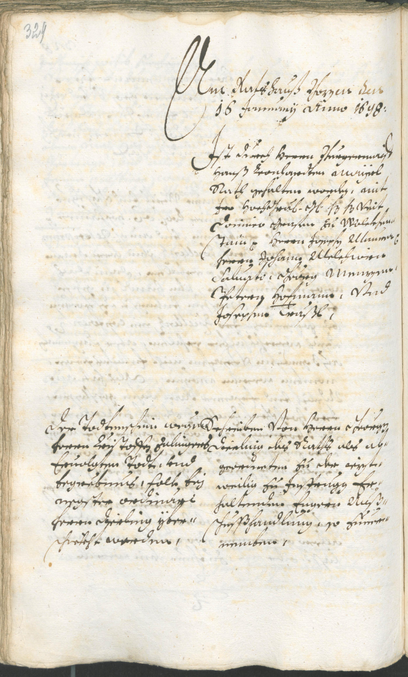 Archivio Storico della Città di Bolzano - BOhisto protocollo consiliare 1696/99 
