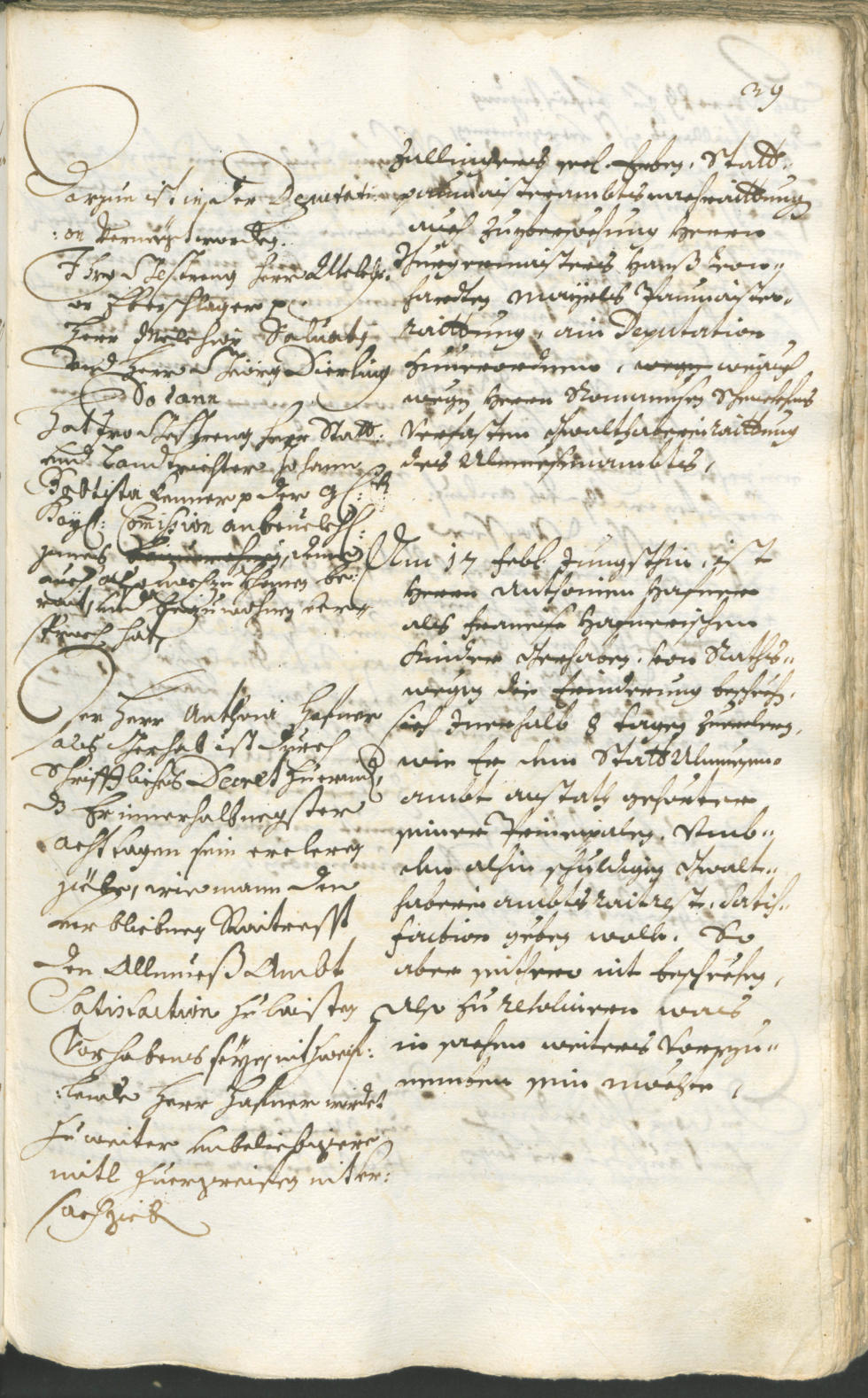 Civic Archives of Bozen-Bolzano - BOhisto Ratsprotokoll 1696/99 