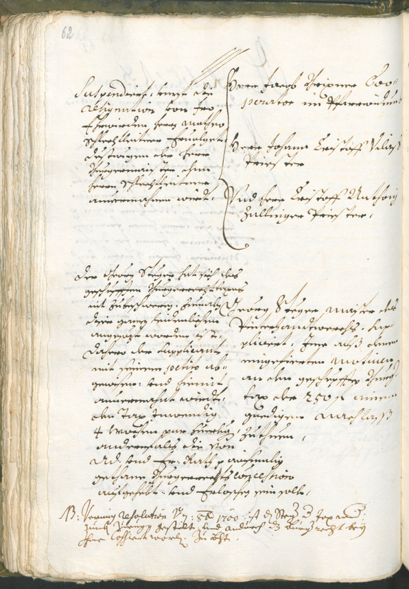 Civic Archives of Bozen-Bolzano - BOhisto Ratsprotokoll 1699/1702 