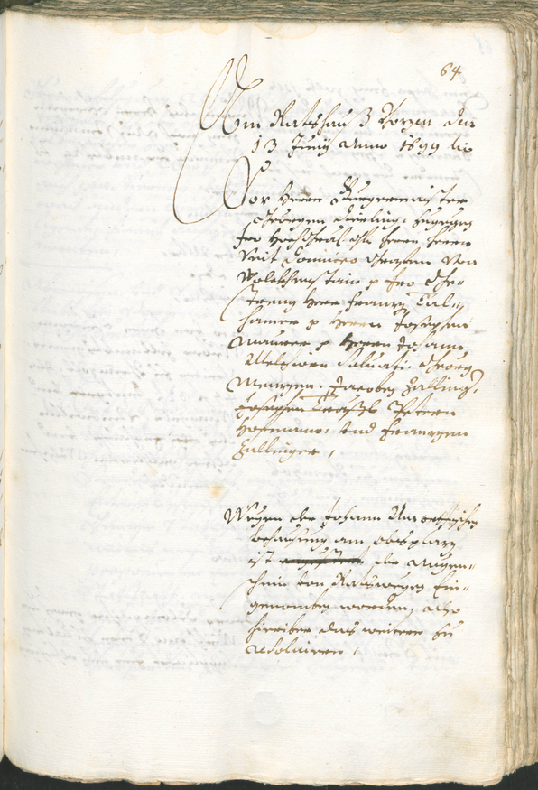 Stadtarchiv Bozen - BOhisto Ratsprotokoll 1699/1702 