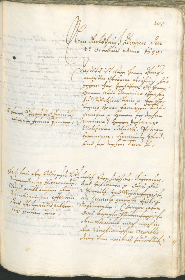 Civic Archives of Bozen-Bolzano - BOhisto Ratsprotokoll 1699/1702 