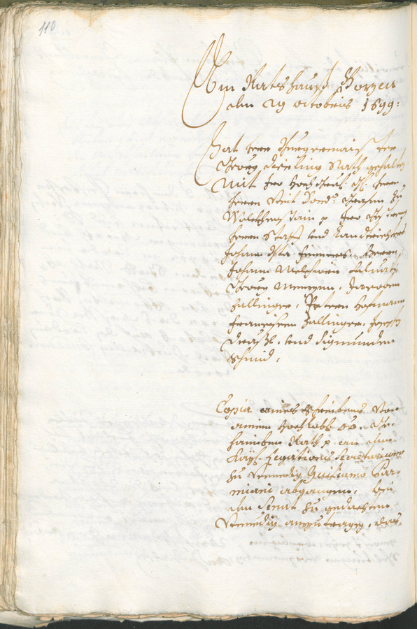 Archivio Storico della Città di Bolzano - BOhisto protocollo consiliare 1699/1702 