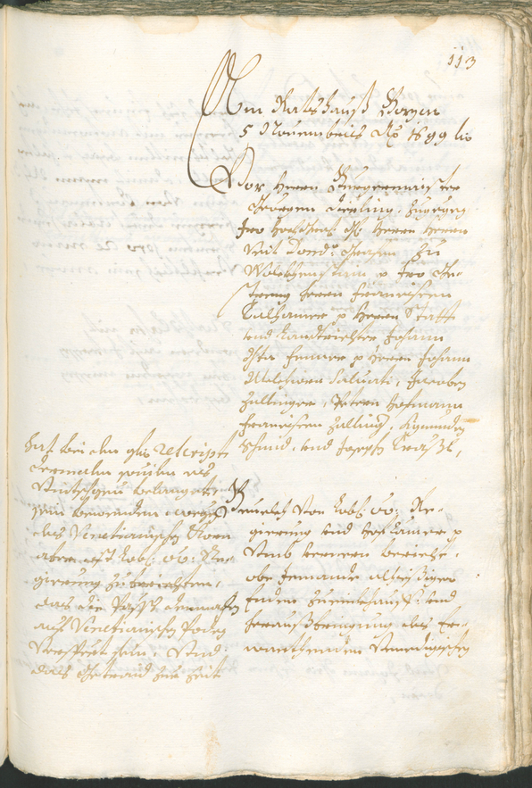 Civic Archives of Bozen-Bolzano - BOhisto Ratsprotokoll 1699/1702 