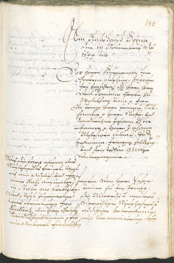 Stadtarchiv Bozen - BOhisto Ratsprotokoll 1699/1702 