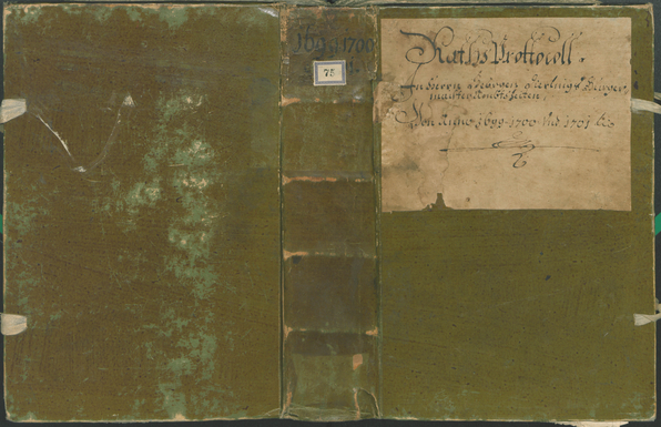 Civic Archives of Bozen-Bolzano - BOhisto Ratsprotokoll 1699/1702 