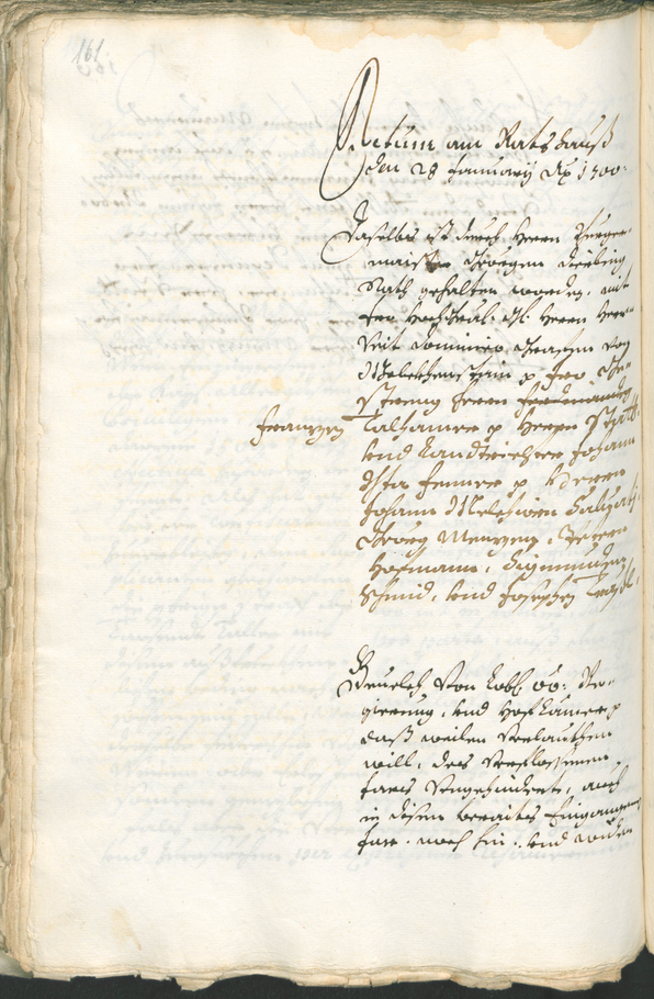 Civic Archives of Bozen-Bolzano - BOhisto Ratsprotokoll 1699/1702 