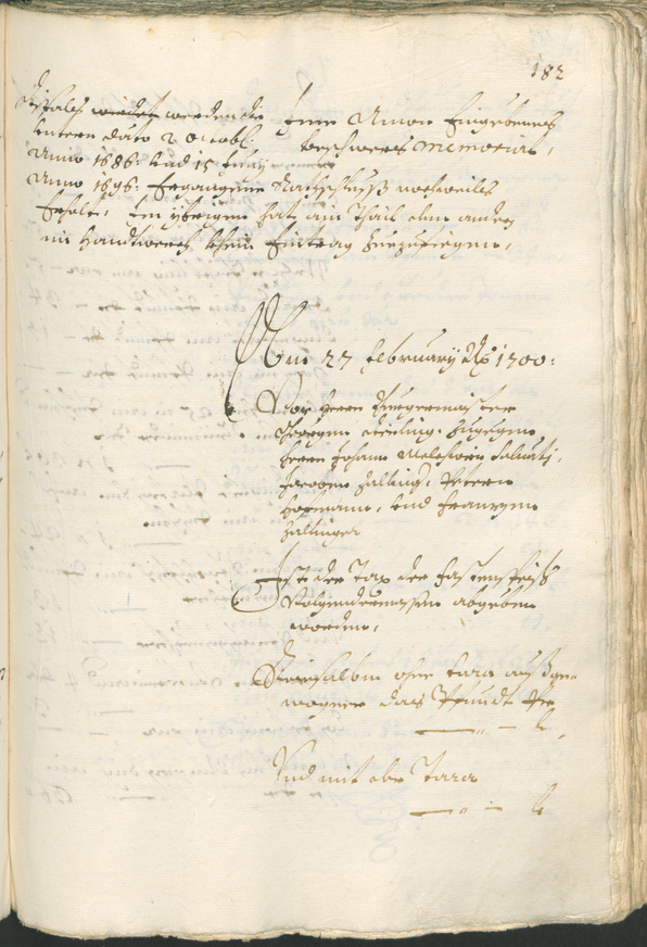 Archivio Storico della Città di Bolzano - BOhisto protocollo consiliare 1699/1702 