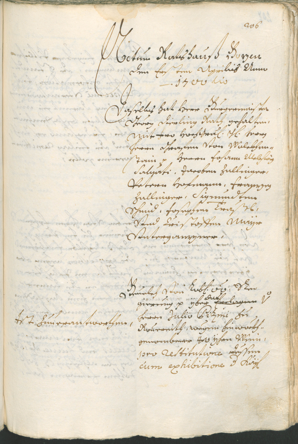 Civic Archives of Bozen-Bolzano - BOhisto Ratsprotokoll 1699/1702 