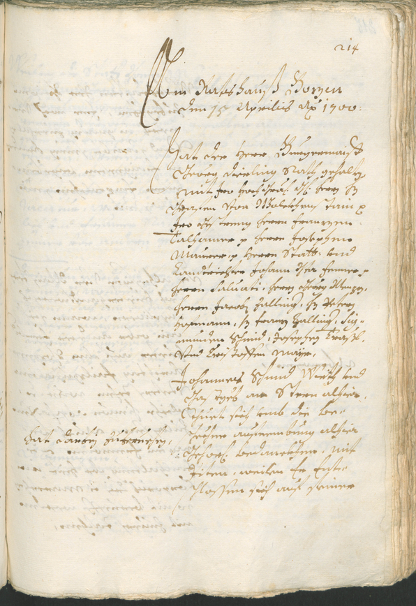 Archivio Storico della Città di Bolzano - BOhisto protocollo consiliare 1699/1702 