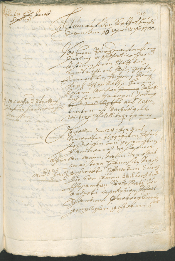 Civic Archives of Bozen-Bolzano - BOhisto Ratsprotokoll 1699/1702 