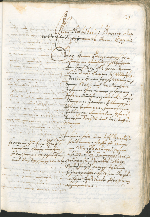 Civic Archives of Bozen-Bolzano - BOhisto Ratsprotokoll 1699/1702 