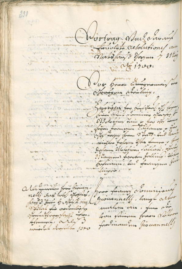 Civic Archives of Bozen-Bolzano - BOhisto Ratsprotokoll 1699/1702 