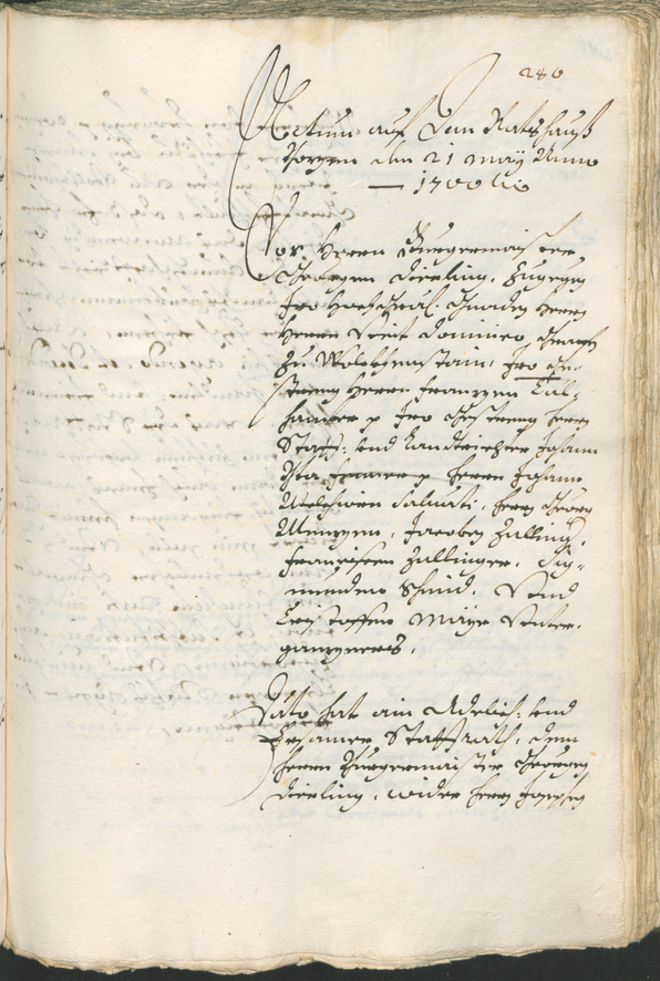 Civic Archives of Bozen-Bolzano - BOhisto Ratsprotokoll 1699/1702 