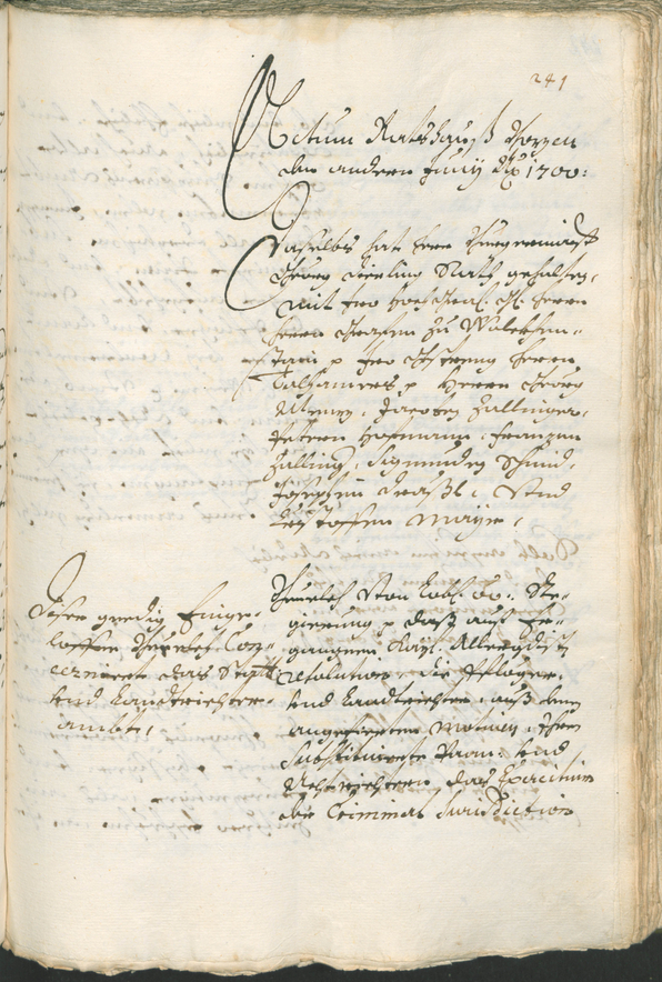 Civic Archives of Bozen-Bolzano - BOhisto Ratsprotokoll 1699/1702 