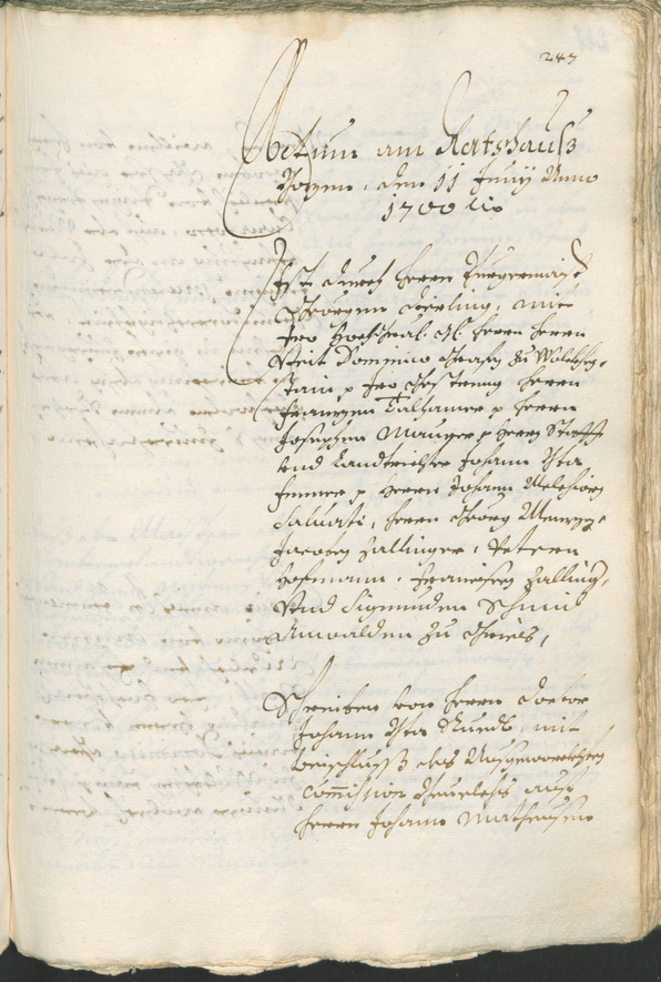 Civic Archives of Bozen-Bolzano - BOhisto Ratsprotokoll 1699/1702 