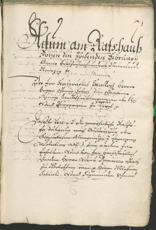 Archivio Storico della Città di Bolzano - BOhisto protocollo consiliare 1699/1702 