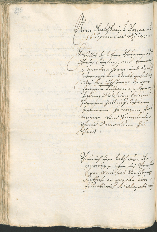 Civic Archives of Bozen-Bolzano - BOhisto Ratsprotokoll 1699/1702 