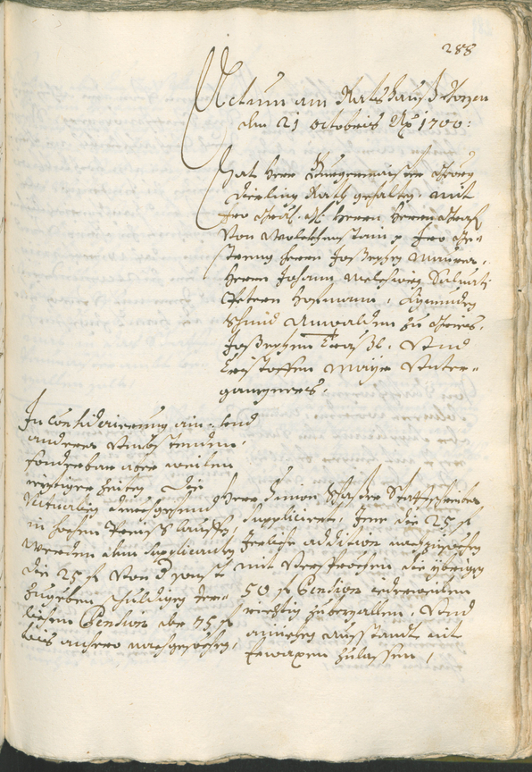 Archivio Storico della Città di Bolzano - BOhisto protocollo consiliare 1699/1702 