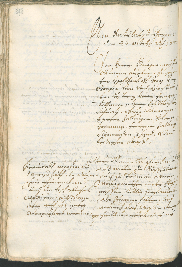 Archivio Storico della Città di Bolzano - BOhisto protocollo consiliare 1699/1702 