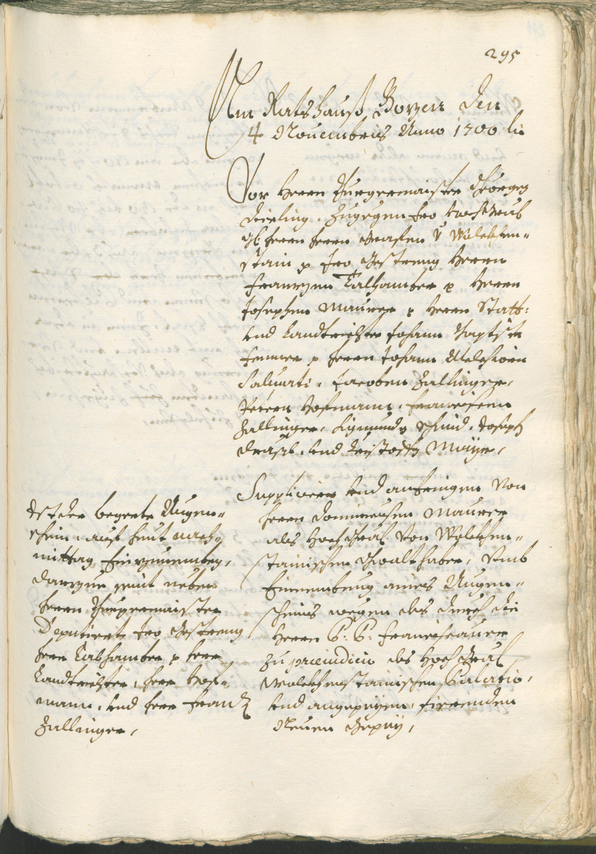 Civic Archives of Bozen-Bolzano - BOhisto Ratsprotokoll 1699/1702 