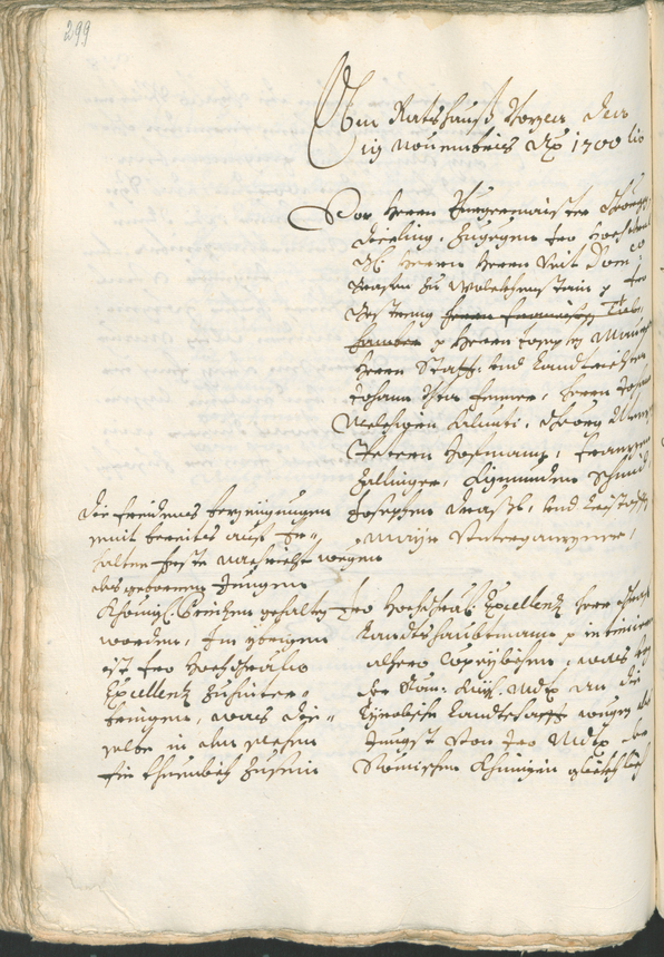 Stadtarchiv Bozen - BOhisto Ratsprotokoll 1699/1702 