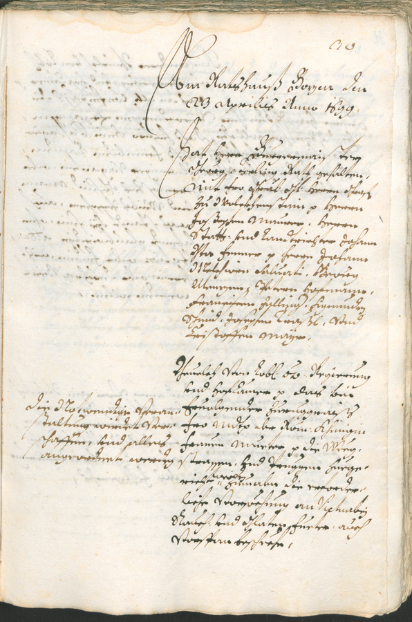 Stadtarchiv Bozen - BOhisto Ratsprotokoll 1699/1702 