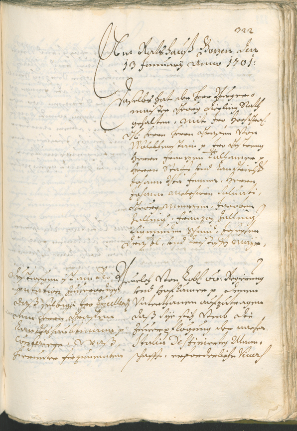 Civic Archives of Bozen-Bolzano - BOhisto Ratsprotokoll 1699/1702 