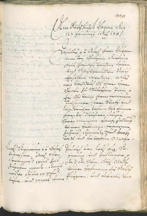 Civic Archives of Bozen-Bolzano - BOhisto Ratsprotokoll 1699/1702 