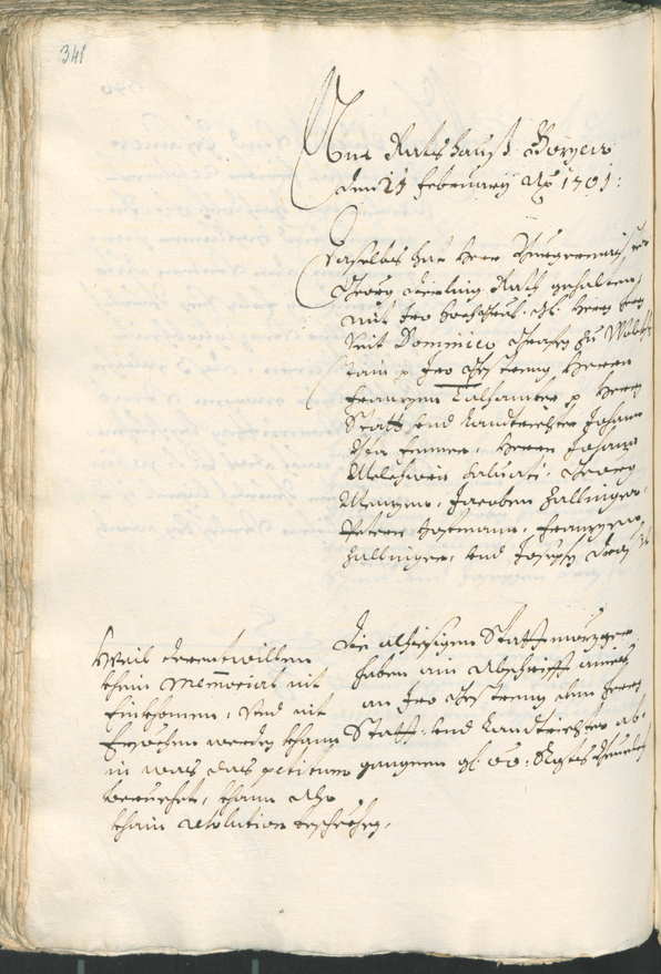 Stadtarchiv Bozen - BOhisto Ratsprotokoll 1699/1702 