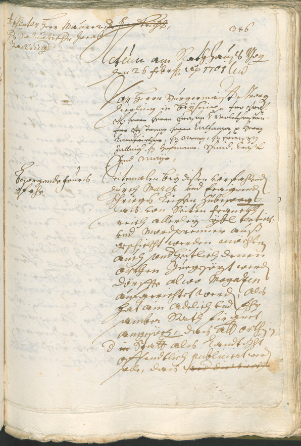 Civic Archives of Bozen-Bolzano - BOhisto Ratsprotokoll 1699/1702 