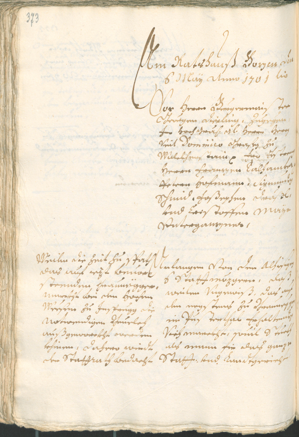 Civic Archives of Bozen-Bolzano - BOhisto Ratsprotokoll 1699/1702 