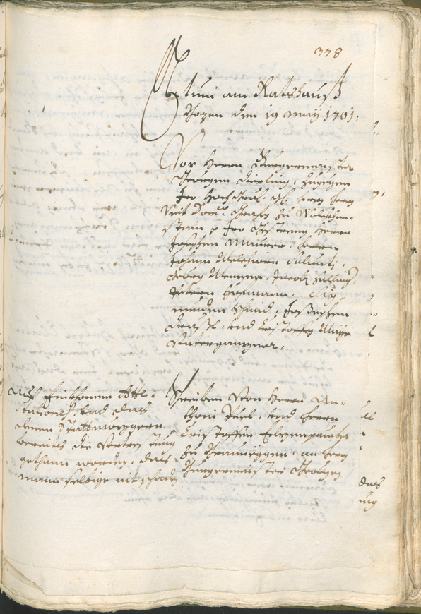 Archivio Storico della Città di Bolzano - BOhisto protocollo consiliare 1699/1702 