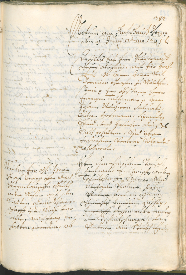 Civic Archives of Bozen-Bolzano - BOhisto Ratsprotokoll 1699/1702 