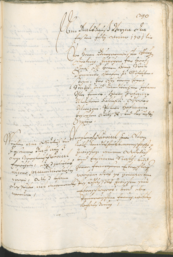 Civic Archives of Bozen-Bolzano - BOhisto Ratsprotokoll 1699/1702 