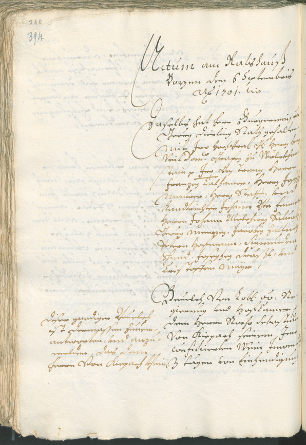 Civic Archives of Bozen-Bolzano - BOhisto Ratsprotokoll 1699/1702 