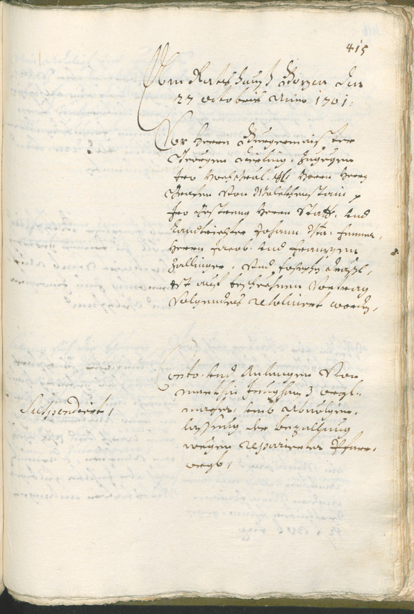 Civic Archives of Bozen-Bolzano - BOhisto Ratsprotokoll 1699/1702 