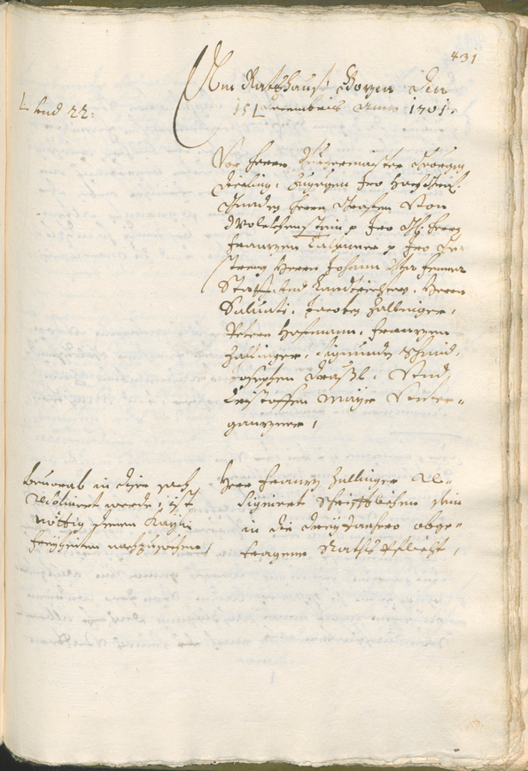 Civic Archives of Bozen-Bolzano - BOhisto Ratsprotokoll 1699/1702 