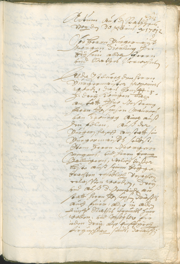 Civic Archives of Bozen-Bolzano - BOhisto Ratsprotokoll 1699/1702 