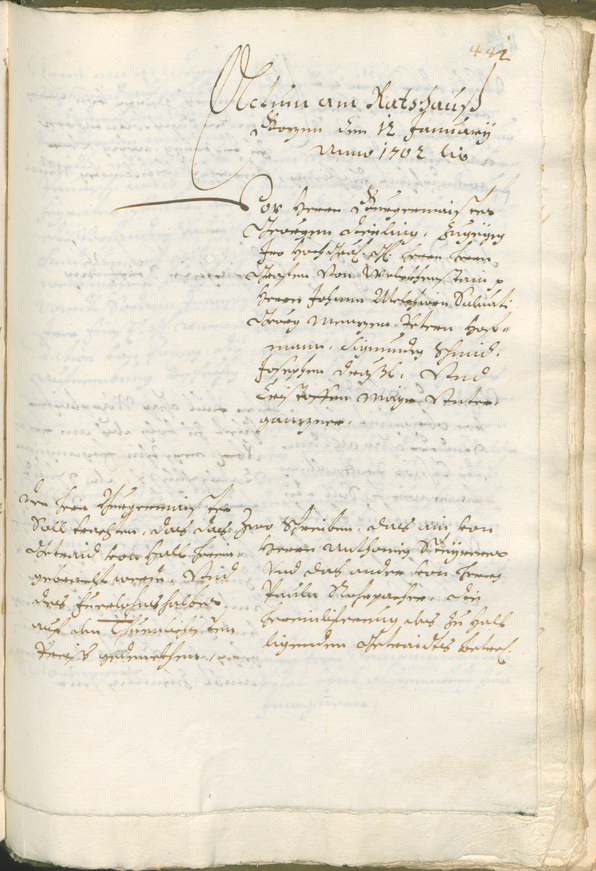 Civic Archives of Bozen-Bolzano - BOhisto Ratsprotokoll 1699/1702 