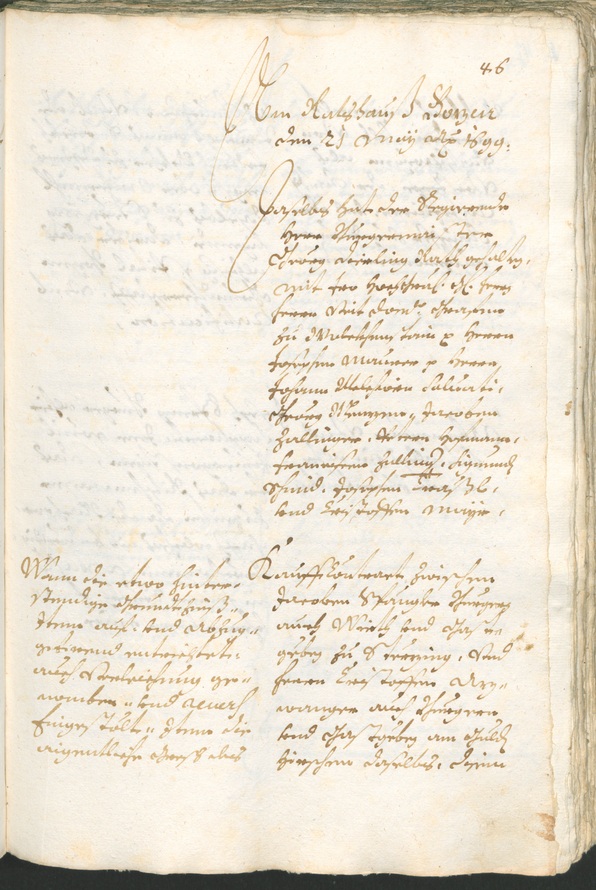 Civic Archives of Bozen-Bolzano - BOhisto Ratsprotokoll 1699/1702 