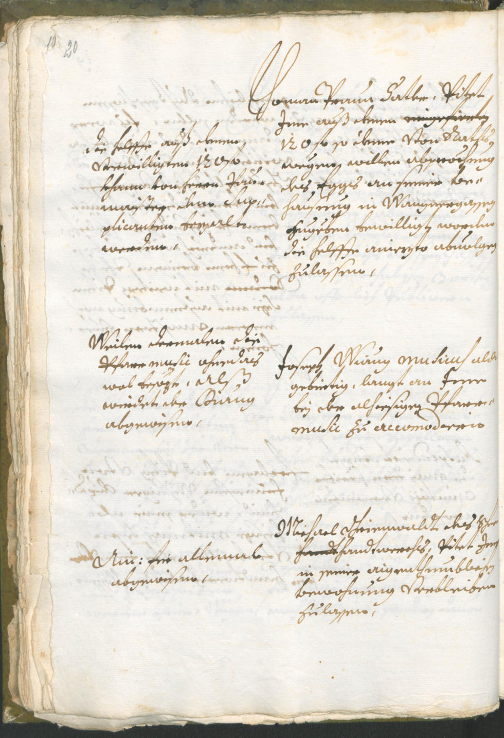 Stadtarchiv Bozen - BOhisto Ratsprotokoll 1699/1702 